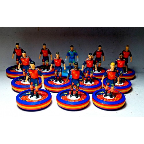 Subbuteo Andrew Table Soccer Spain 2026 World Cup Team on WSB Professional bases